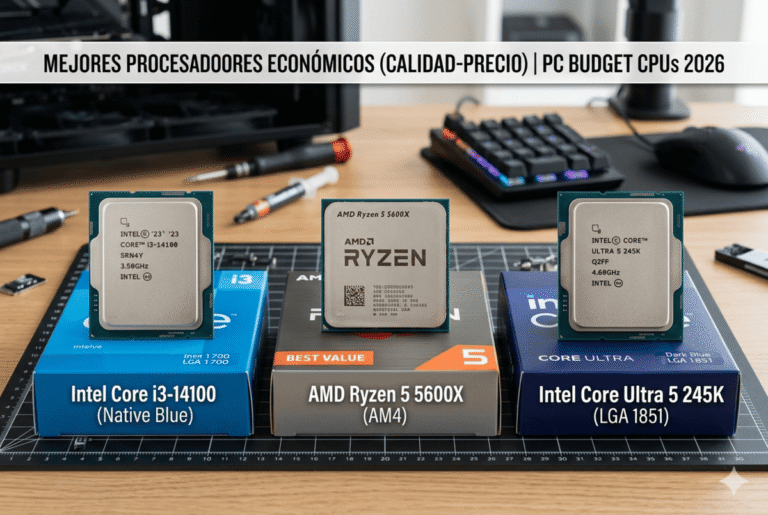 Mejores procesadores económicos para PC
