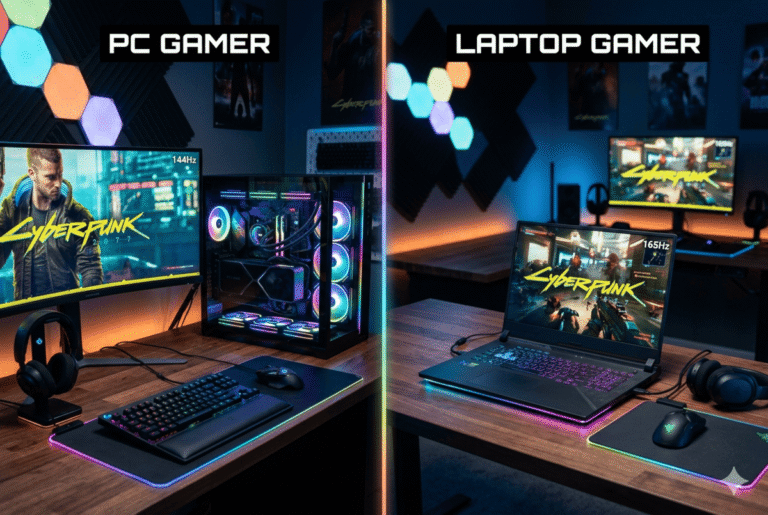 PC gamer vs laptop gamer