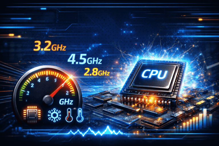 velocidad de reloj de un procesador