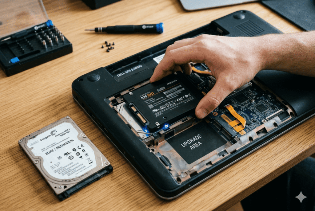 Cambiar HDD por SSD