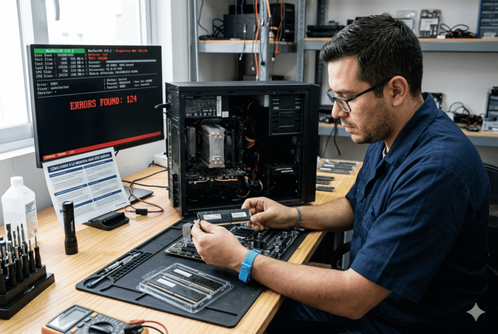 Cómo saber si la memoria RAM está dañada