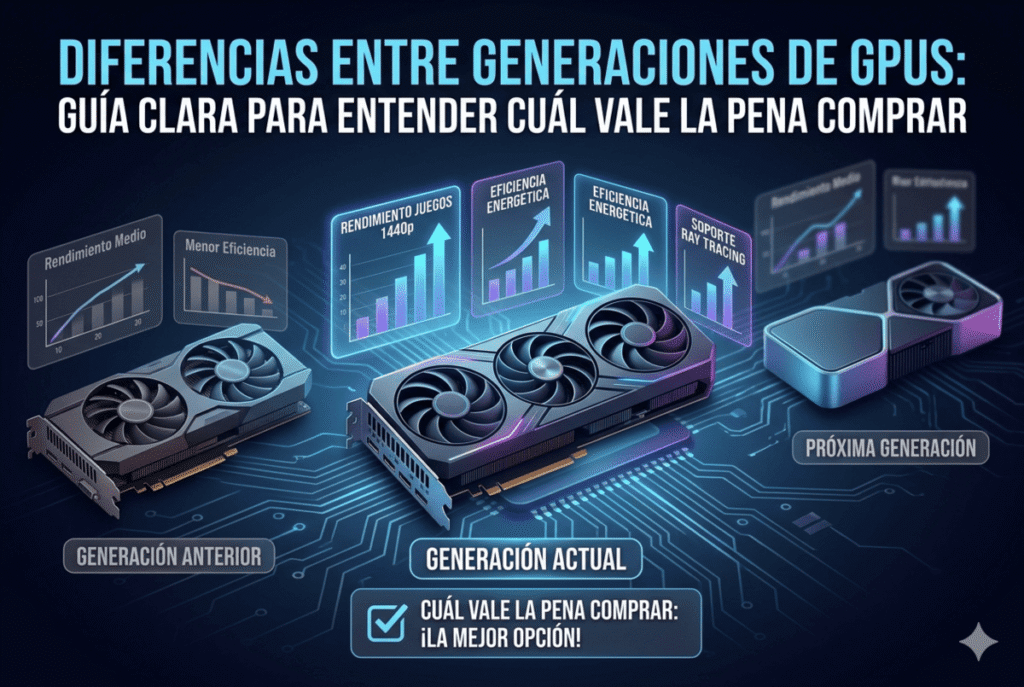 Diferencias entre generaciones de GPUs