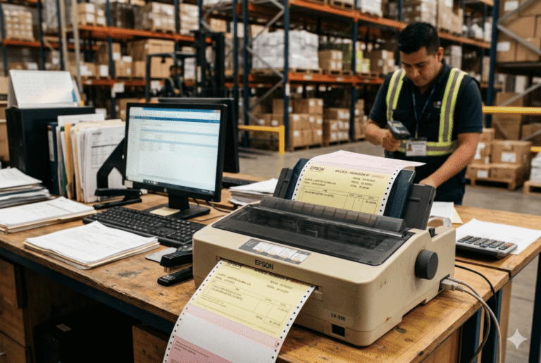 Impresoras de matriz de puntos en negocios