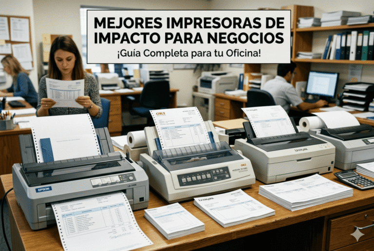 Mejores impresoras de impacto para negocios