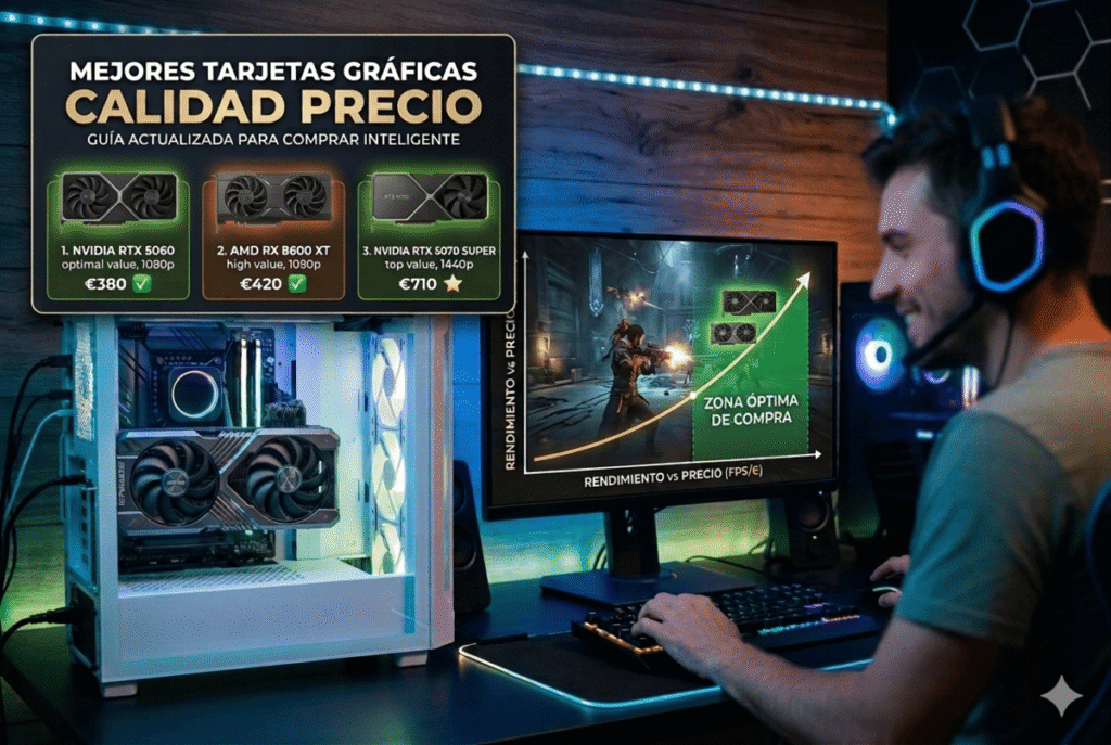 Mejores tarjetas gráficas calidad precio