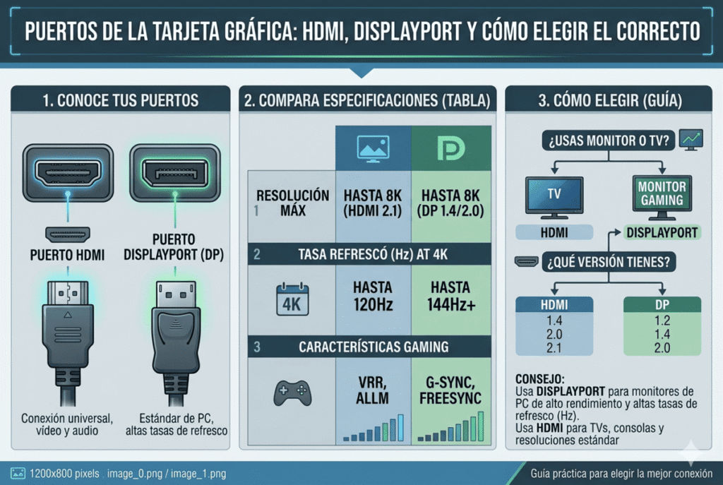 Puertos de la tarjeta gráfica
