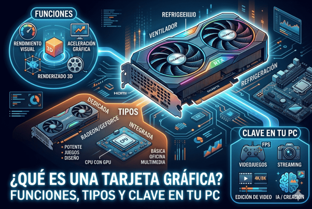 Qué es una tarjeta gráfica