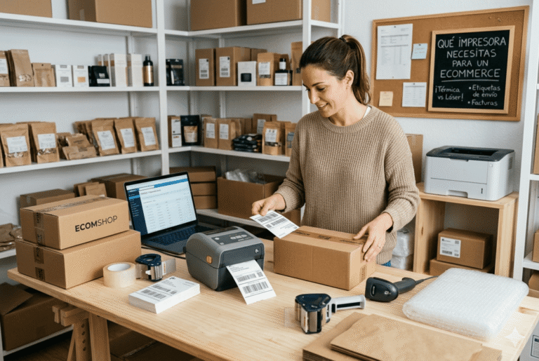 Qué impresora necesitas para un ecommerce