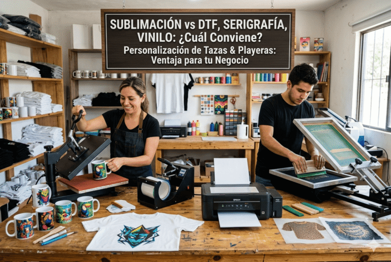 Sublimación vs otros métodos de impresión