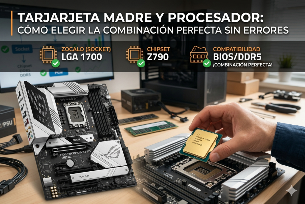 Tarjeta madre y procesador