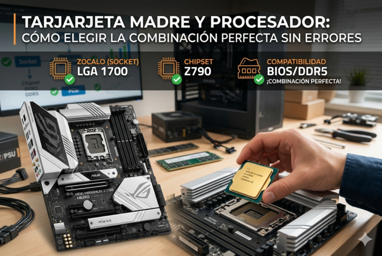 Tarjeta madre y procesador