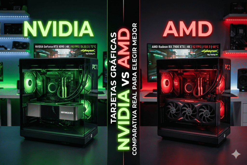 Tarjetas gráficas NVIDIA vs AMD