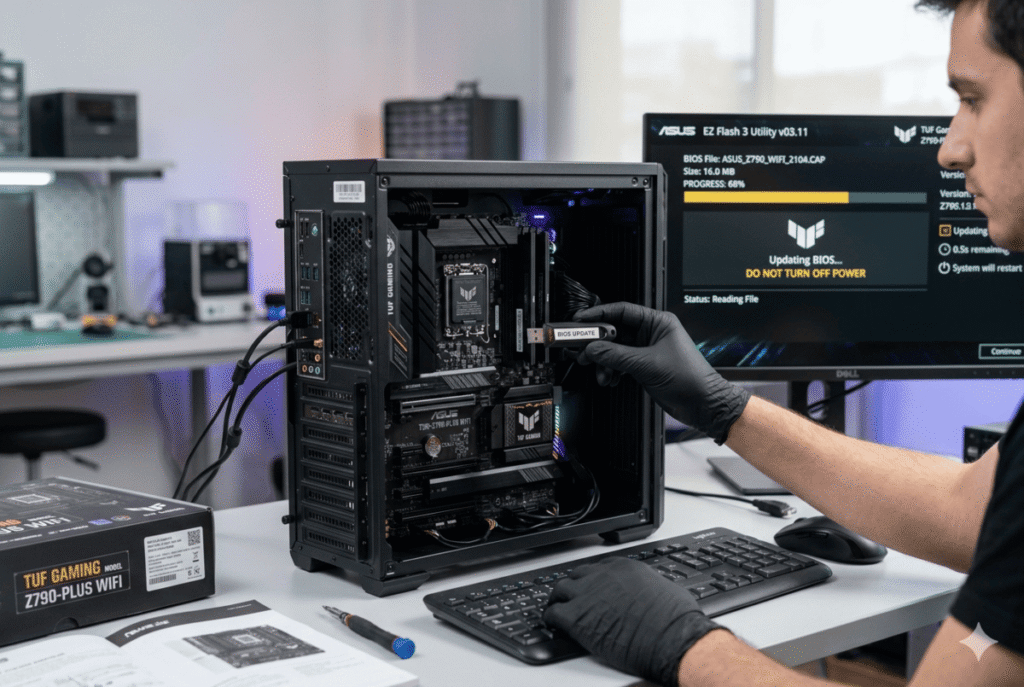 Cómo actualizar la BIOS de una tarjeta madre