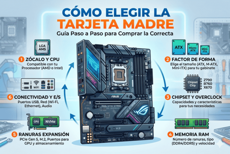 Cómo elegir la tarjeta madre