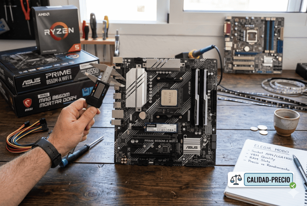 mejor tarjeta madre calidad precio