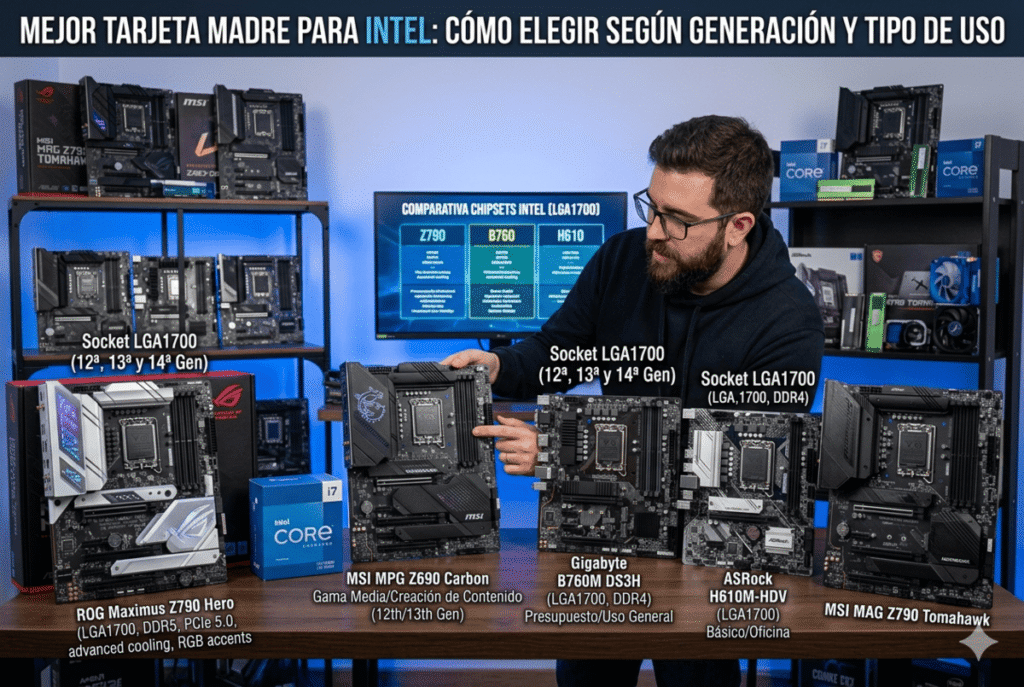 Mejor tarjeta madre para Intel