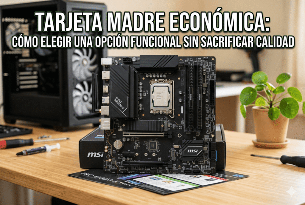 Tarjeta madre económica