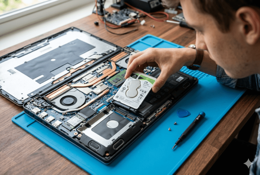 Cómo instalar un Disco Duro (HDD) en una Laptop