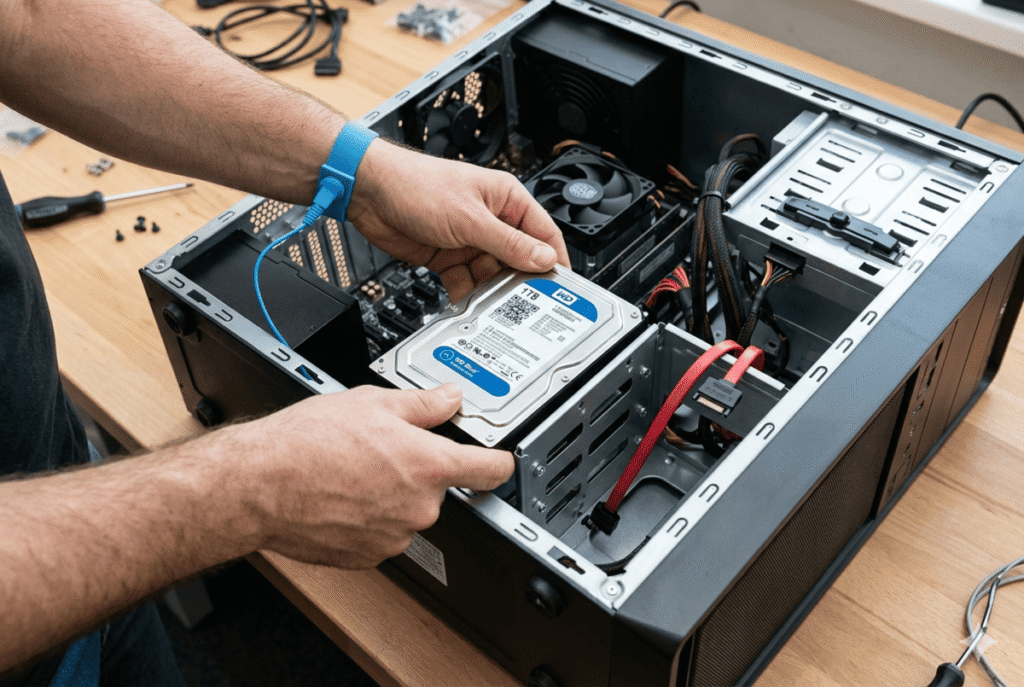 Cómo instalar un Disco Duro (HDD) en una PC
