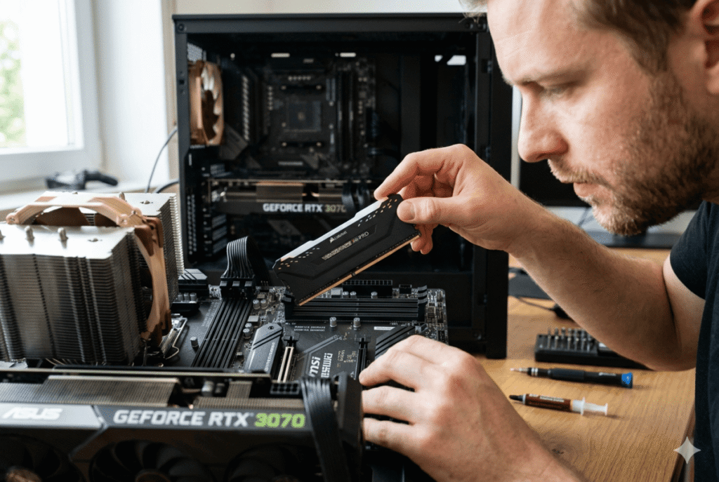 Cómo instalar una memoria RAM