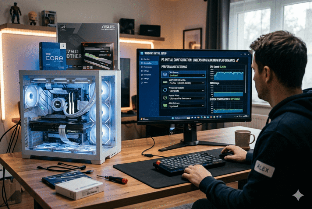 Cómo optimizar una PC recién armada
