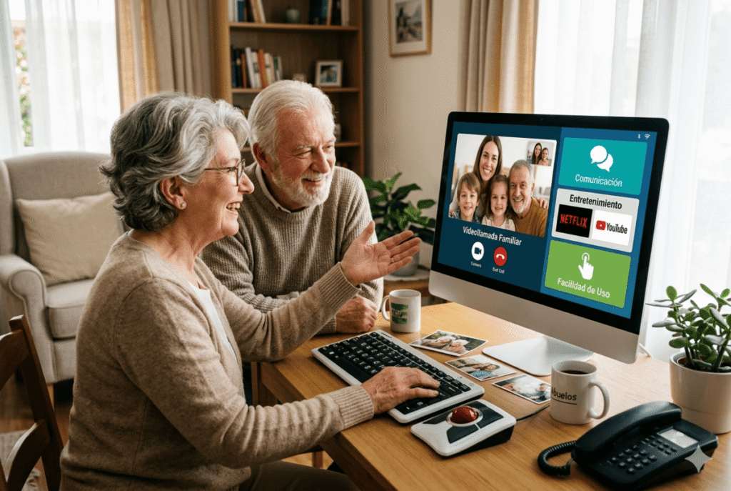 Computadora para adultos mayores