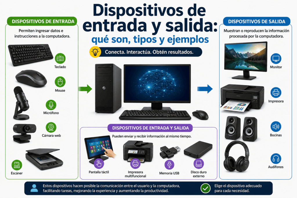 Dispositivos de entrada y salida