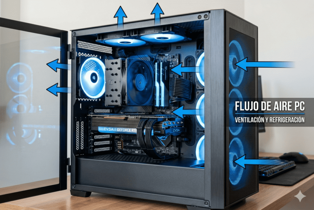 Flujo de aire PC