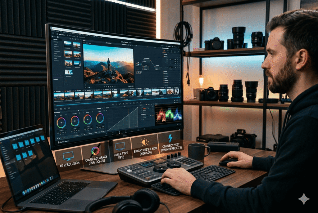 Monitor para edición de video