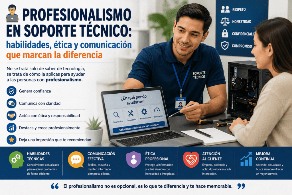 Profesionalismo en Soporte Técnico