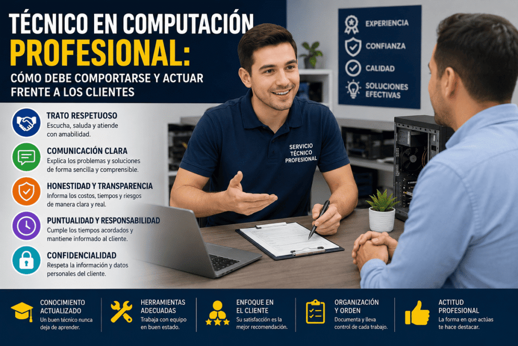Cómo debe actuar un técnico profesional