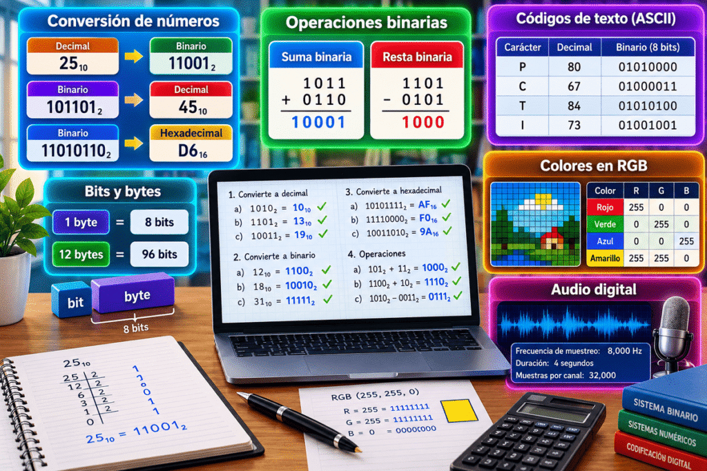 Ejercicios de Sistema Binario